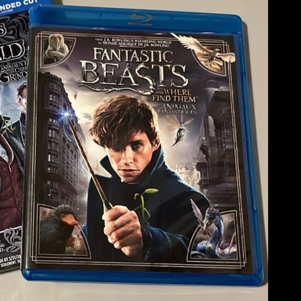 ⭐️ 2/$10 or 3/$15 - Fantastic Beasts and Where to Find Them Blu-Ray and DVD